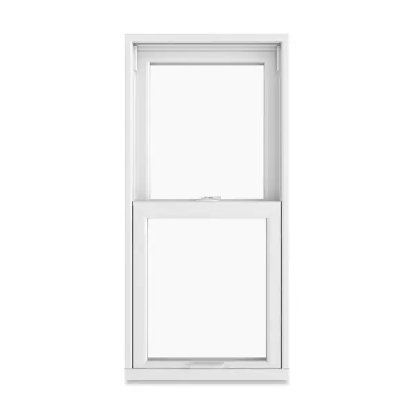 white double hung window